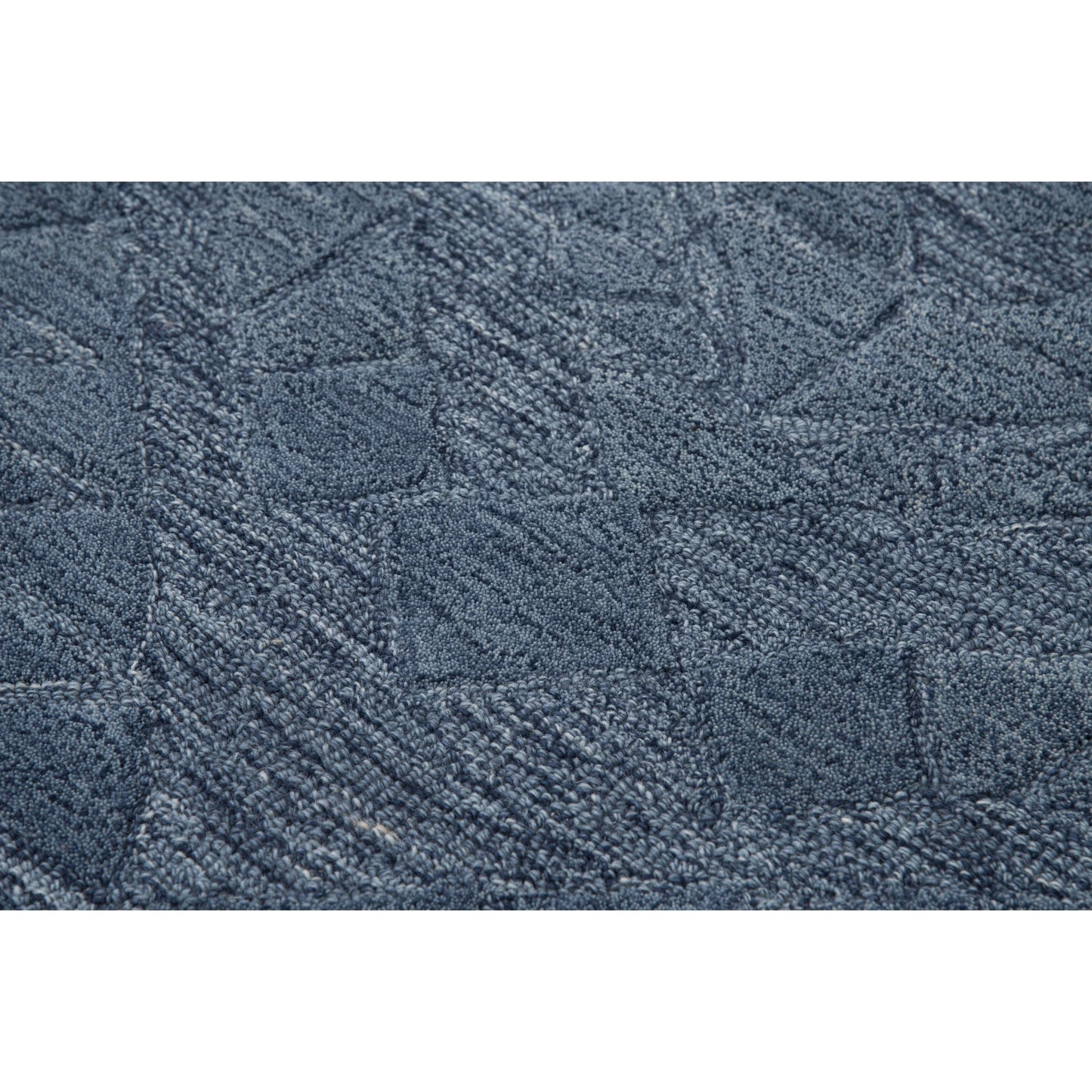 Alora Decor Emerson 5' x 8' Diamond Dk. Grey/Gray/Rust/Blue Hand-Tufted Area Rug