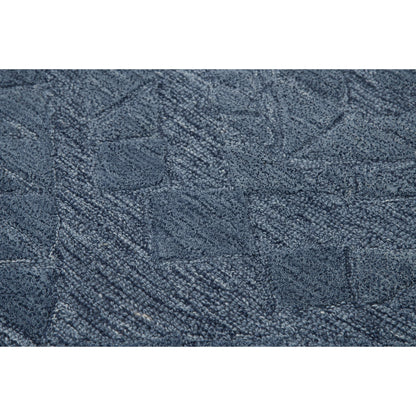 Alora Decor Emerson 5' x 8' Diamond Dk. Grey/Gray/Rust/Blue Hand-Tufted Area Rug