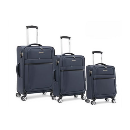 Expandable 3-Piece Soft-Sided Fabric Luggage Set - 20°/26°/30°