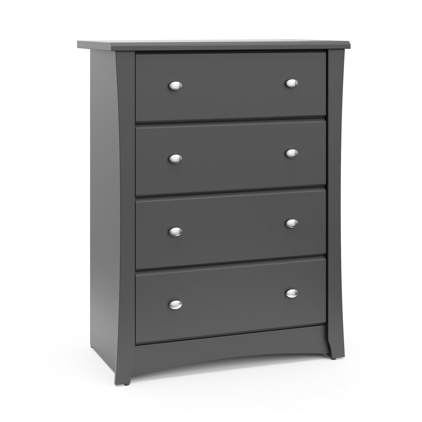 Storkcraft Crescent 4 Drawer Childrens Nursery Dresser, Espresso