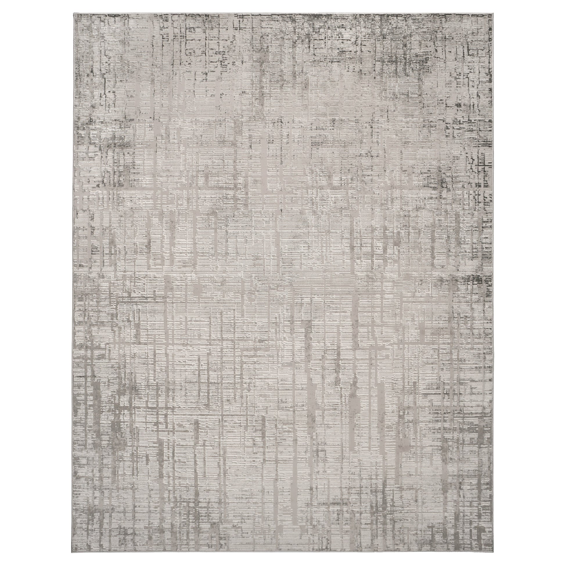 Divina Area Rug, Aloma Cream & Gray, 7’10” x 10’