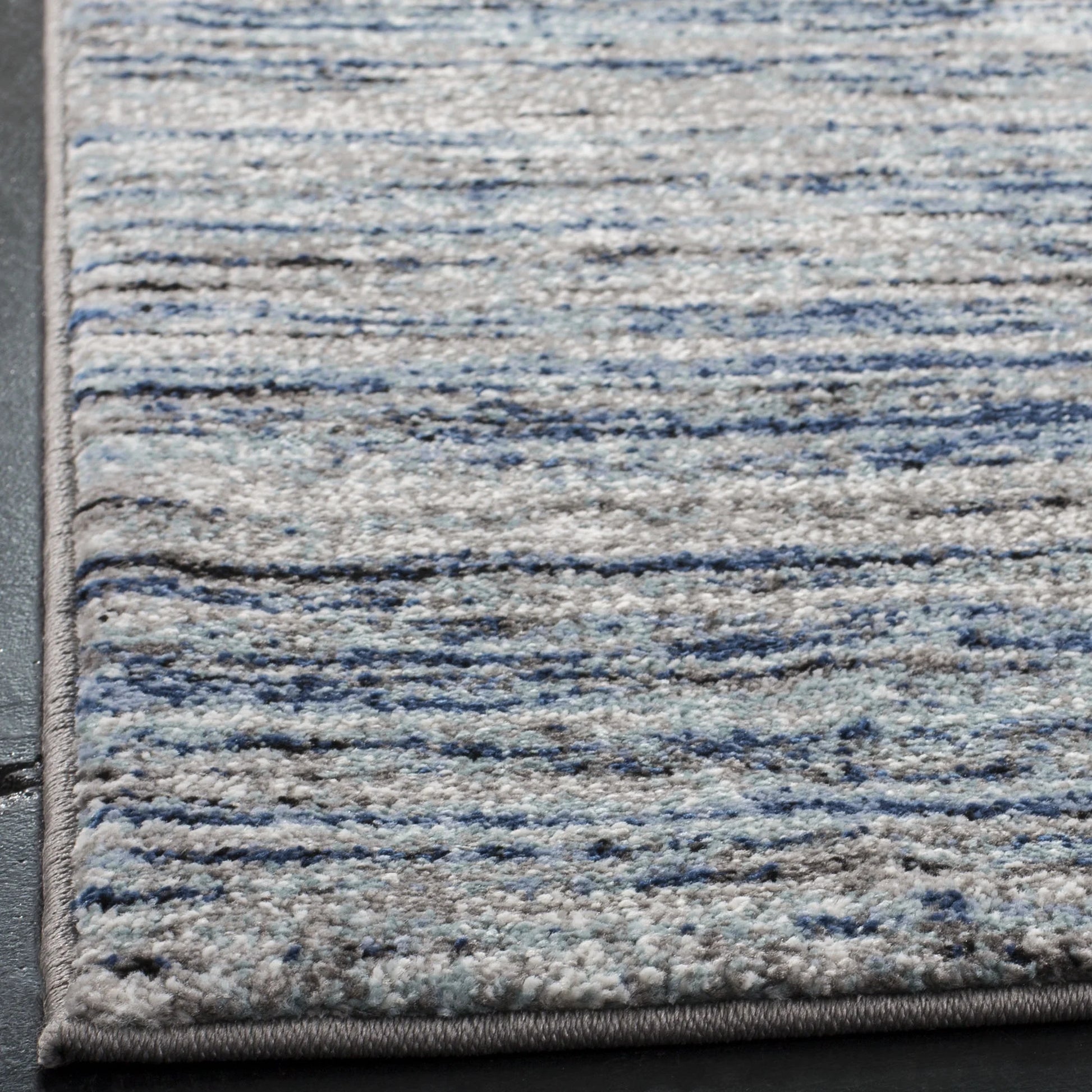 SAFAVIEH Galaxy Candelario Abstract Area Rug, Blue/Grey, 5'3" x 7'6"