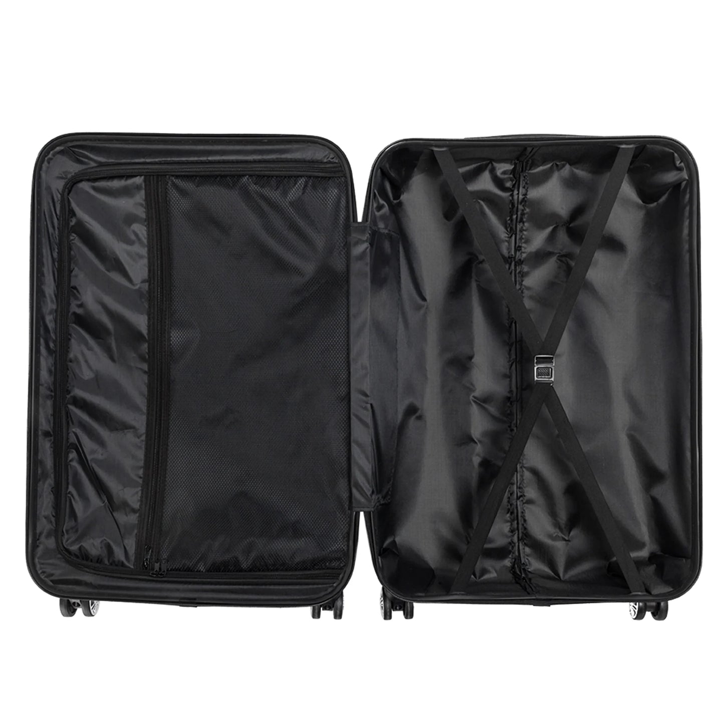 Topcobe 3Pcs Traveling Luggage, Gray 20""" Portable ABS Large Capacity Luggage Bags for Travel Rolling Traveling Storage Suitcase Luggage Set Travel Luggage with Wheels