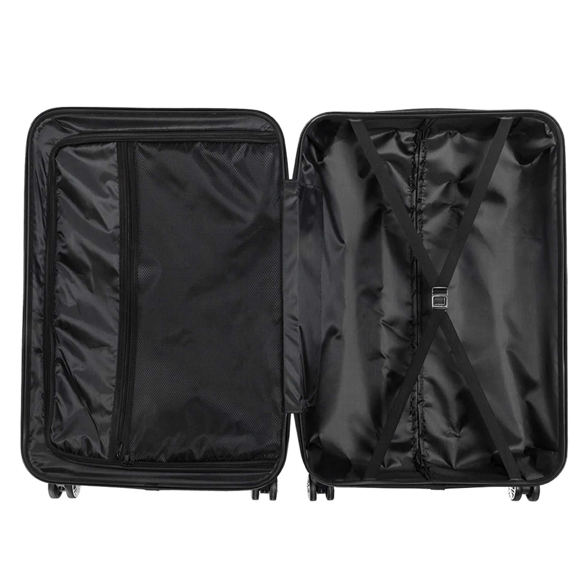 Topcobe 3Pcs Traveling Luggage, Gray 20""" Portable ABS Large Capacity Luggage Bags for Travel Rolling Traveling Storage Suitcase Luggage Set Travel Luggage with Wheels