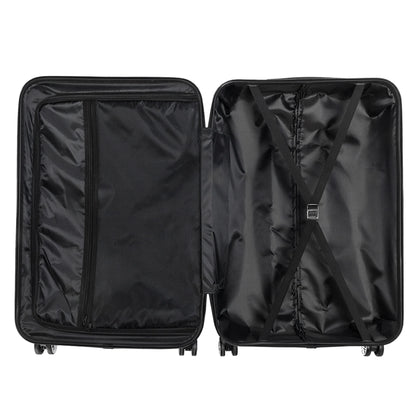 Topcobe 3Pcs Traveling Luggage, Gray 20""" Portable ABS Large Capacity Luggage Bags for Travel Rolling Traveling Storage Suitcase Luggage Set Travel Luggage with Wheels