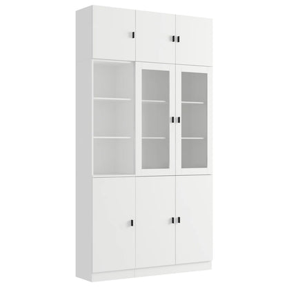 KULAGAGA Kitchen Pantry Storage Cabinet, 87.8"H Freestanding Storage Cabinet Cupboard for Home Office Living Room, Whiet