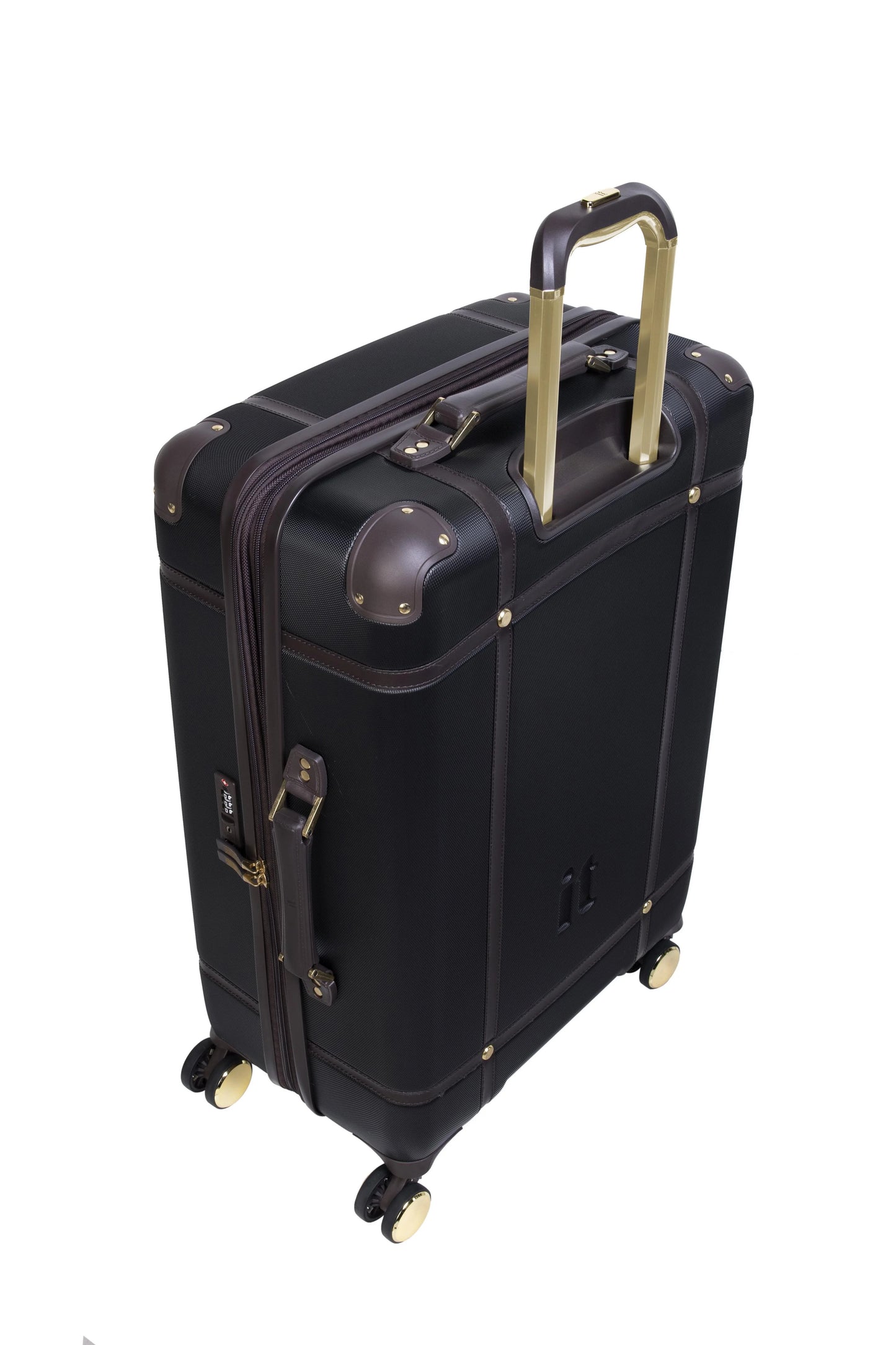 it luggage Superiority 28" Hardside Checked 8 Wheel Expandable Spinner, Black