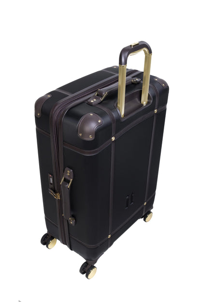 it luggage Superiority 28" Hardside Checked 8 Wheel Expandable Spinner, Black
