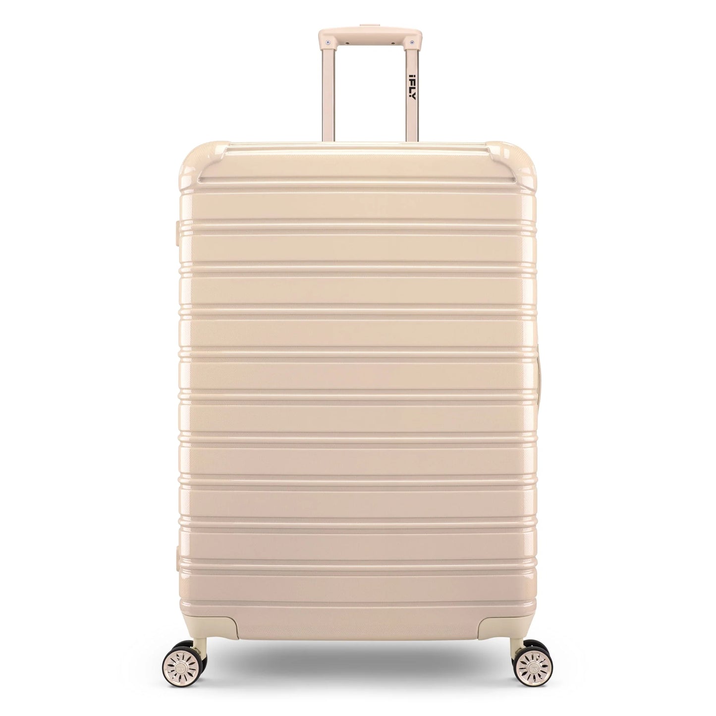 iFLY Hardside Fibertech Luggage 28" Checked Luggage, Champagne