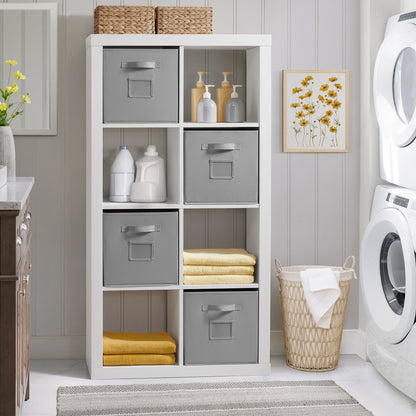 Onin Room Divider with 8 Storage Bins