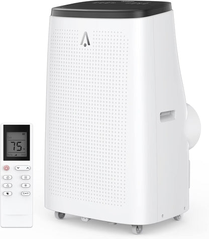 Lumiparty 14000 BTU Portable Air Conditioner with Remote Control, Cools up to 750 Sq.ft,3-in-1 Portable AC w/Dehumidifier, Fan & Sleep Mode, for Home Office, Black