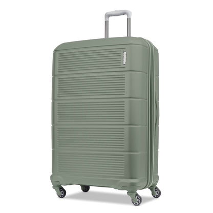 American Tourister Stratum 2.0 28-Inch Hardside Checked Luggage with Spinner Wheels - Jade Green