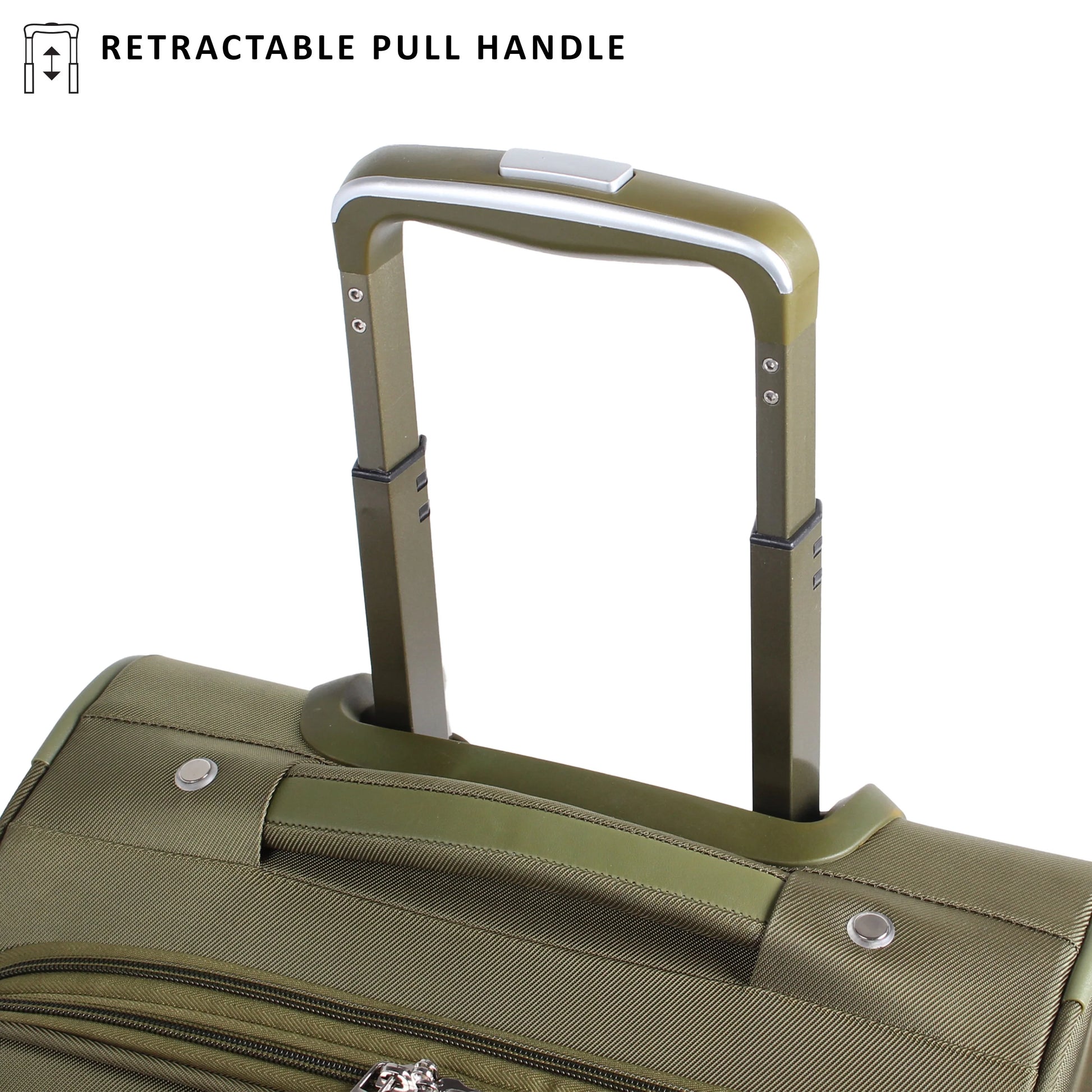 MADDEN NYC, Aesthetic Soft Side 20" Expandable Carry-on Luggage, Olive