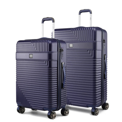 MKF Collection Felicity Extra Large & Large Hardside Luggage 2 pcs, Luxurious Travel Suitcase by Mia K - Rose Gold