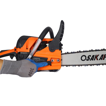 POWANLI Chainsaw gas 20inch ,58cc Gasoline Chain Saw for Trees ,Wood Cutting 2-cycle EPA Compliant