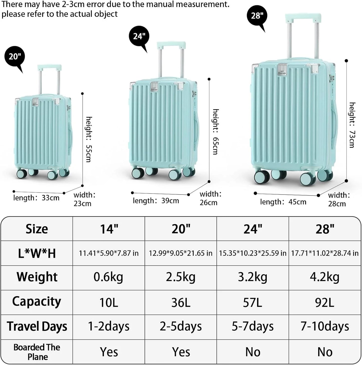 20 Inch Carry on Luggage Carry-on with Cup Holder & USB Port, Luggage with Airline Approved TSA Lock, Softside Lightweight carry on luggage 22 x 14 x 9 airline approved 360° Spinner Double Wheels