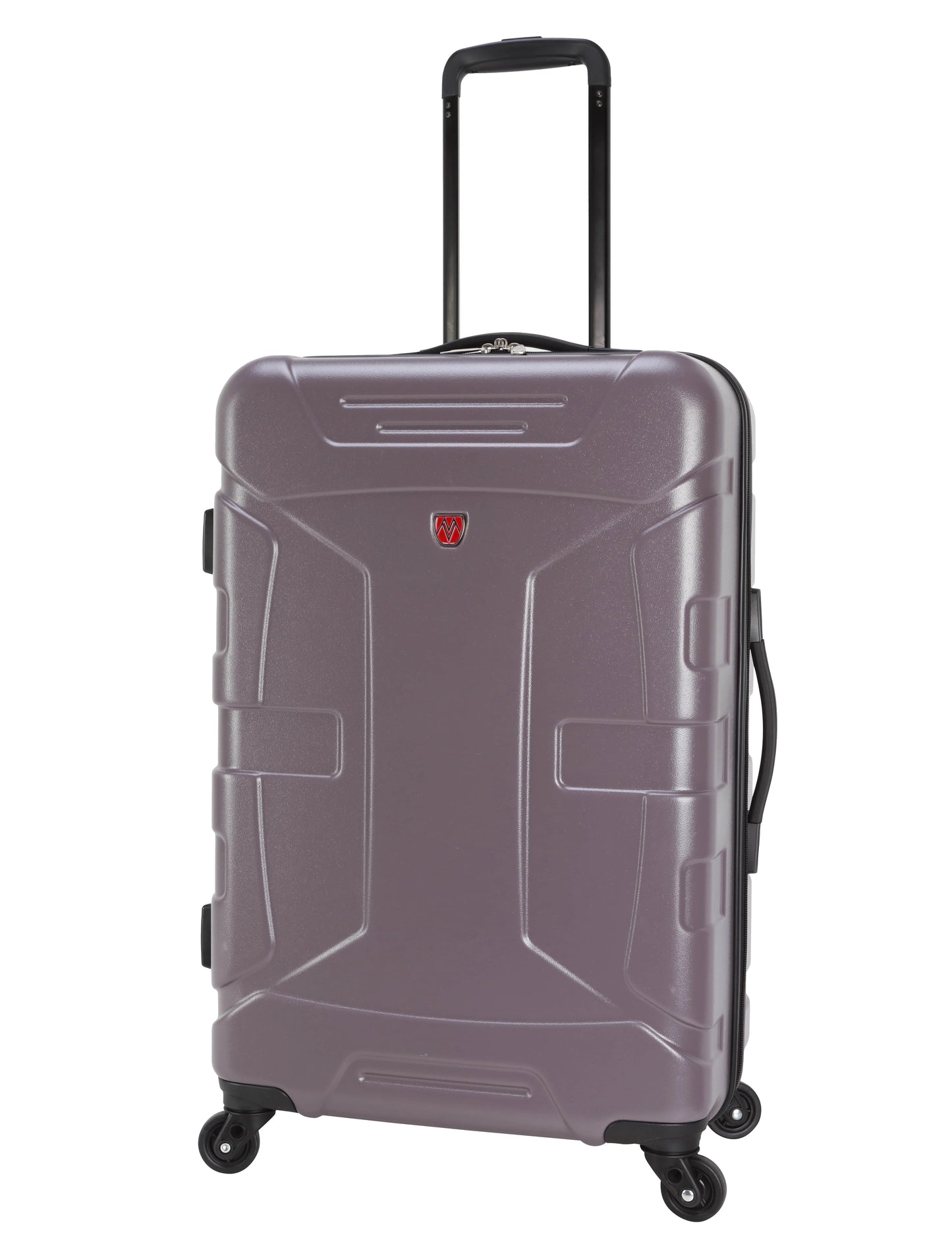 Moda ABS Hard Side 3 Piece Luggage Set, Includes 28-inch and 24-inch and 20-Carry-on Luggage, Purple