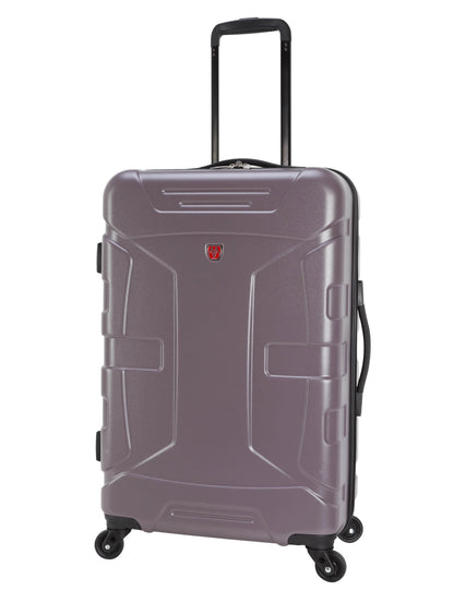 Moda ABS Hard Side 3 Piece Luggage Set, Includes 28-inch and 24-inch and 20-Carry-on Luggage, Purple