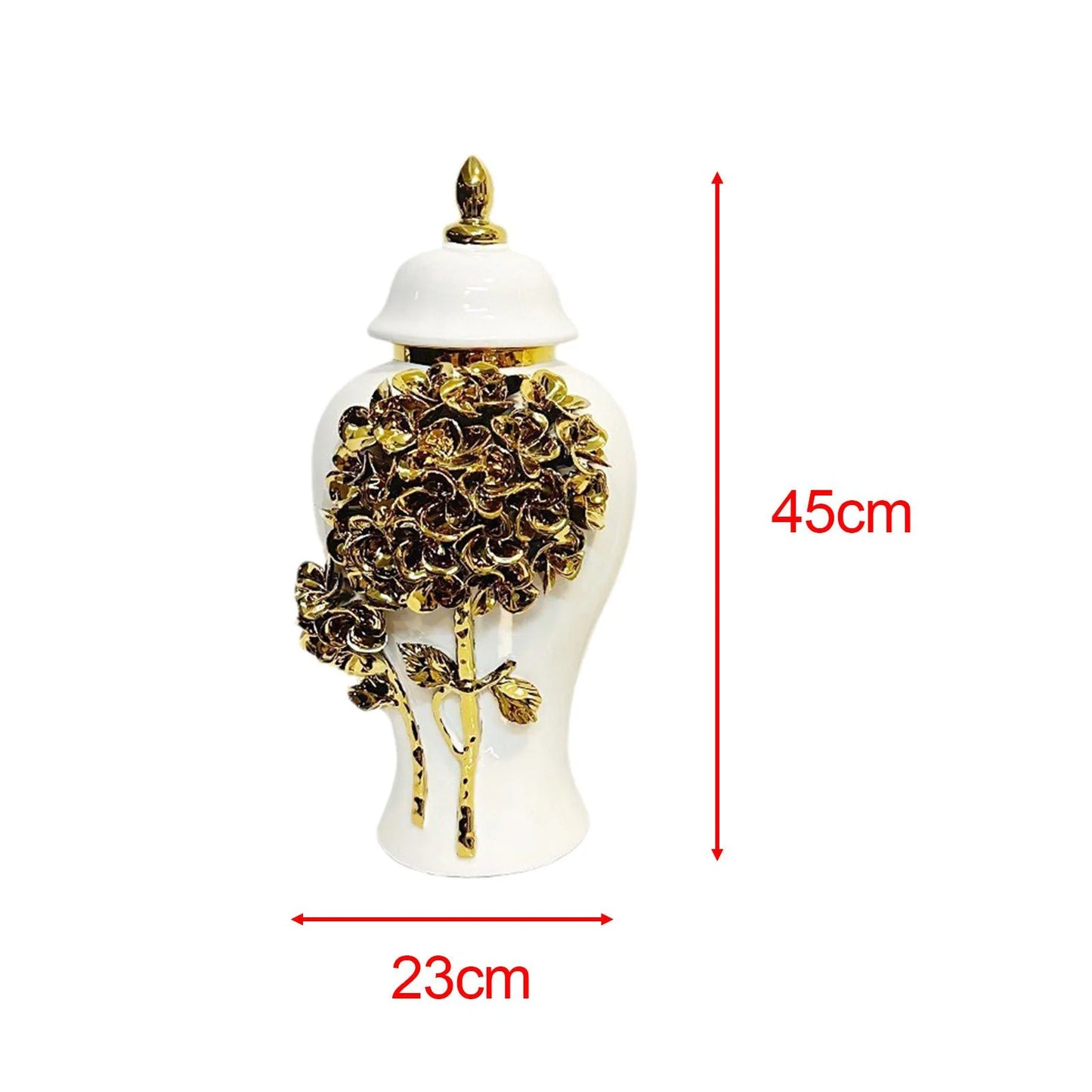 YWJLQH Ceramic Vase Decorative Accessories Plants Holder Organizer Porcelain Ginger