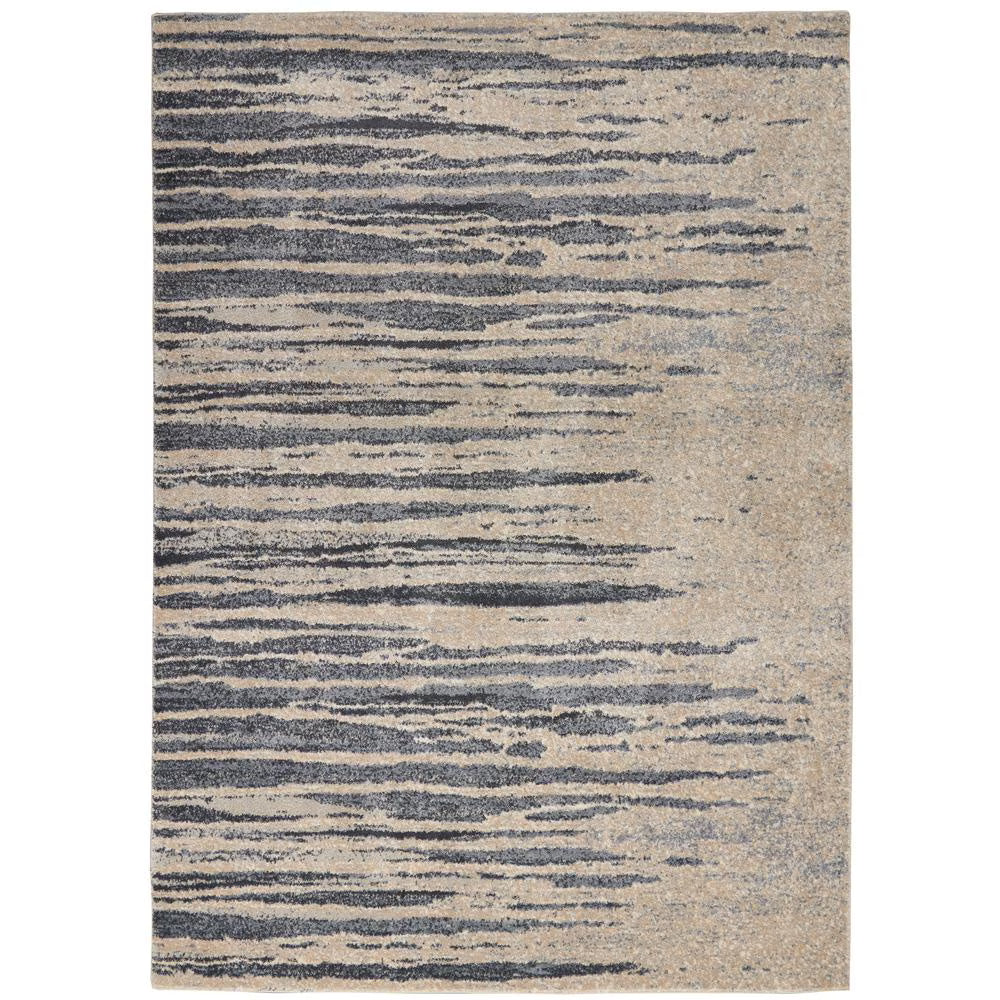 Nourison Moroccan Celebration Abstract Modern Area Rug 2'2" x 7'6" Runner Abstract 8' Runner Blue