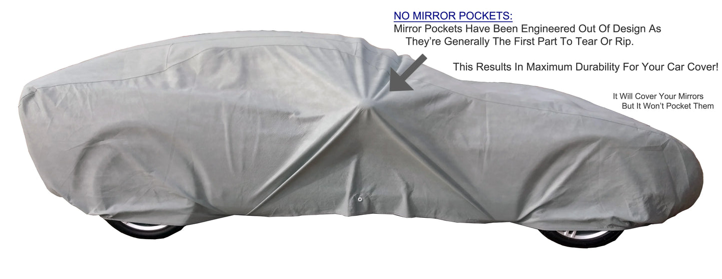 Indoor Car Cover Compatible with BMW 02 Series 1602, 1802, 2002 1966-1973 - Black Satin - Ultra Soft Indoor Material - Guaranteed Includes Storage Bag