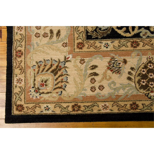 Kathy Ireland Lumiere "Stateroom" Onyx Area Rug