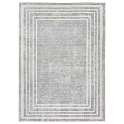 Sasha Area Rug, Damson Gray, 6’6” x 9’
