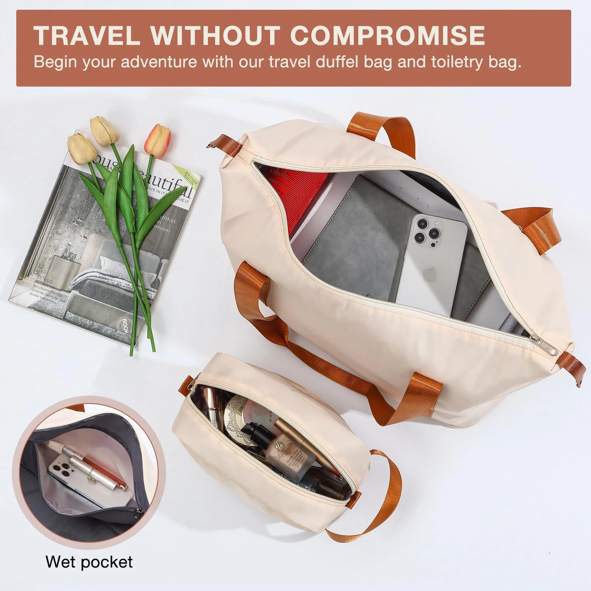 Danolapsi Luggage Sets 5 Piece Suitcases with Spinner Wheels,Womens Luggage Sets Carry on Bag Set,Hardside Carry On Suitcase Sets with Tsa Locks Duffel Bag,Travel Luggage