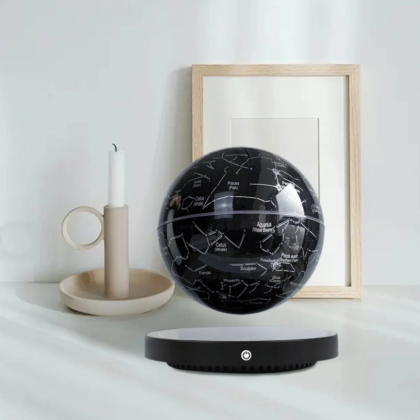 Magnetic Levitation Planet Light-Office Decor-Floating Globe Levitating Globe with Led Lights 360° Rotating Floating Globes for Home Desk Decor Tech for Kids Teacher Friend
