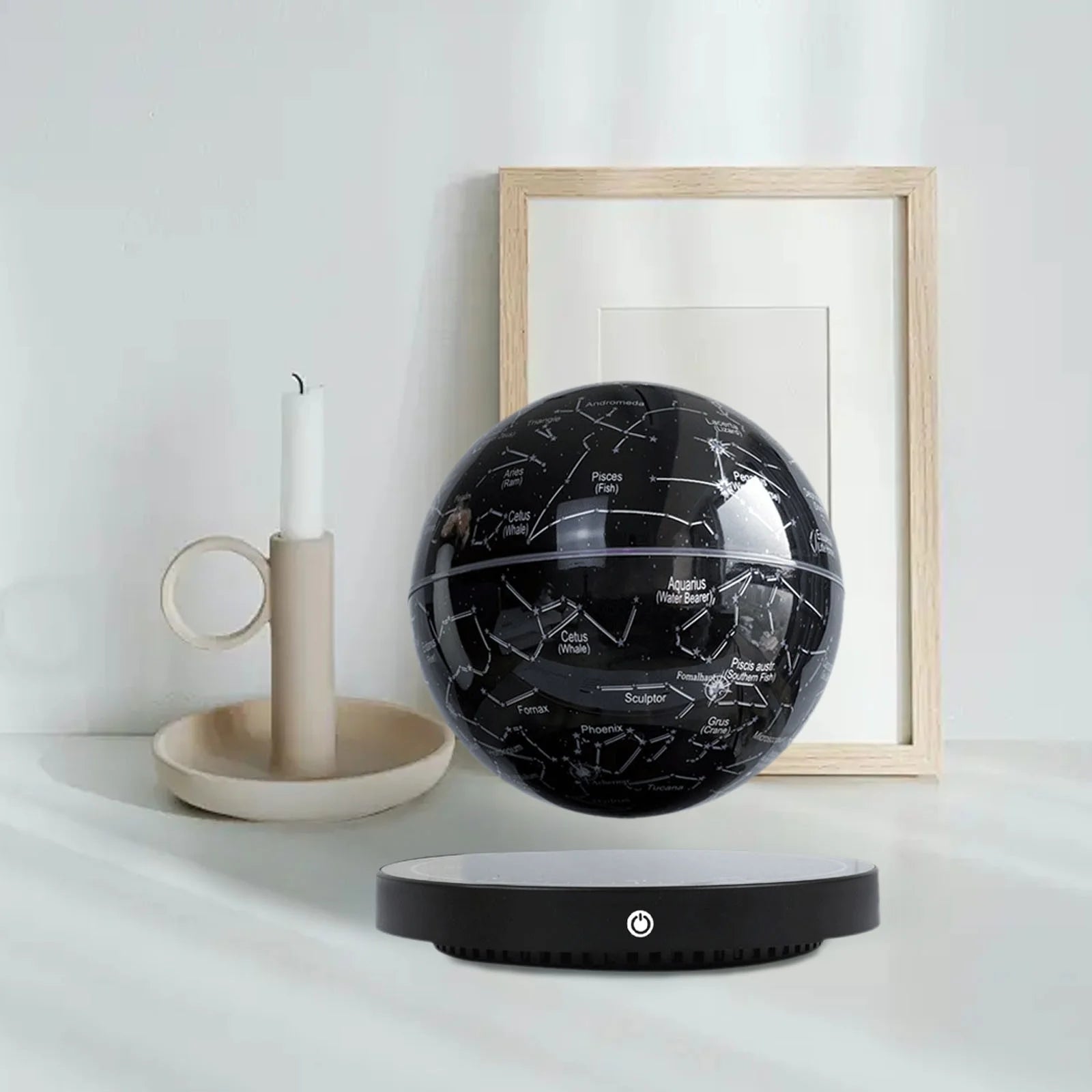 Magnetic Levitation Planet Light-Office Decor-Floating Globe Levitating Globe with Led Lights 360° Rotating Floating Globes for Home Desk Decor Tech for Kids Teacher Friend