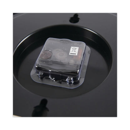 Universal Indoor/Outdoor Clock, 13 1/2", Black