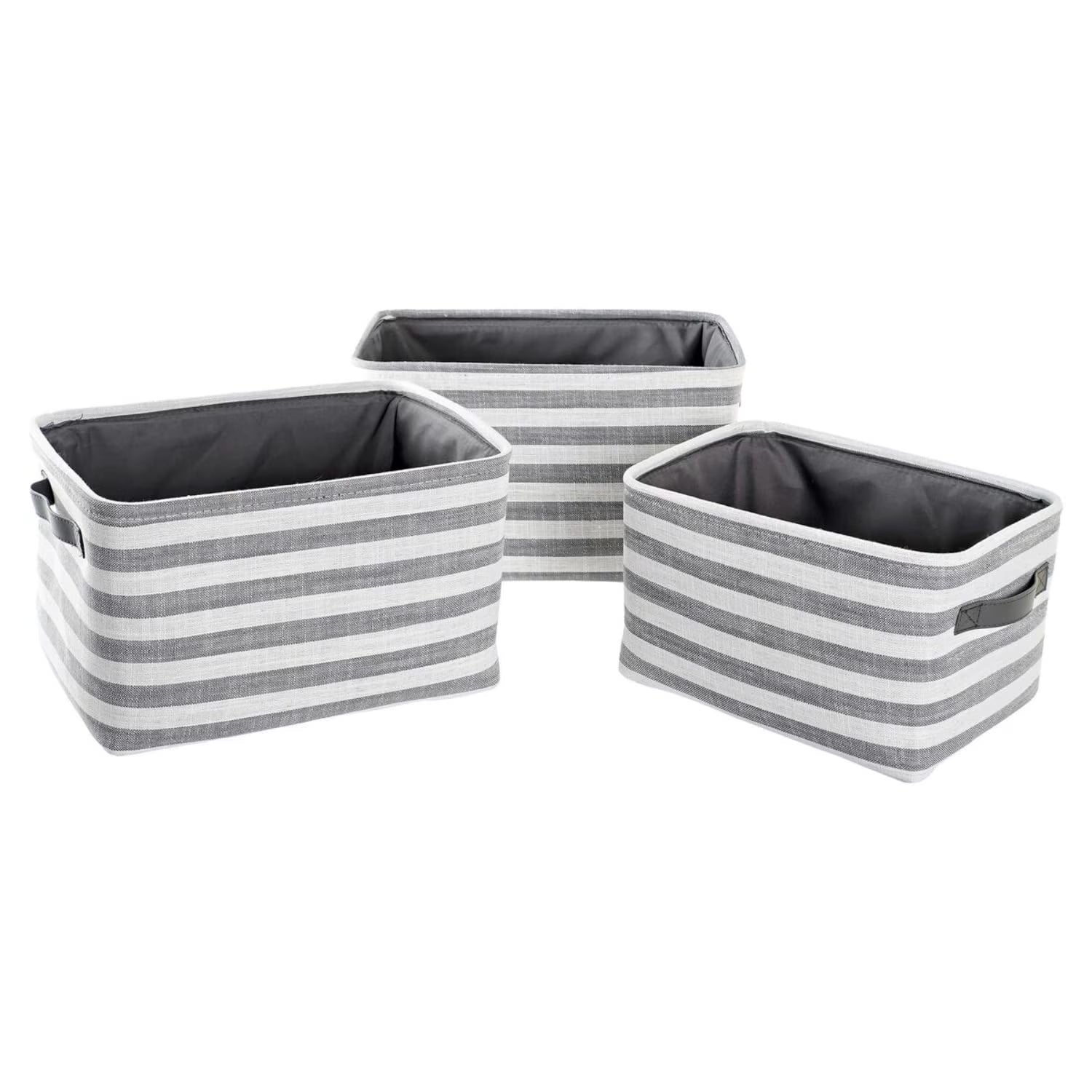 DKD Home Decor Basket Set, Estandar