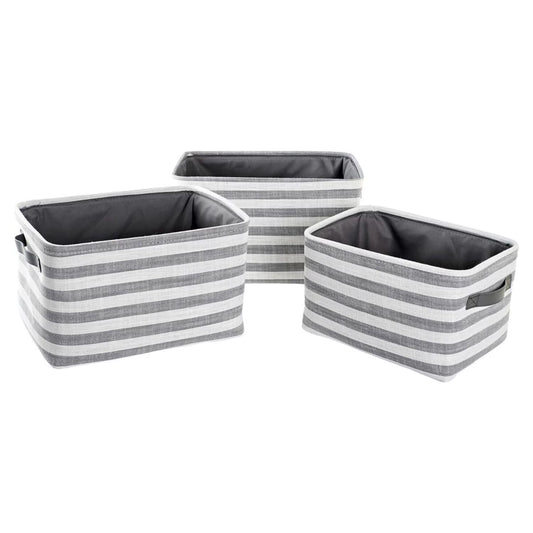 DKD Home Decor Basket Set, Estandar