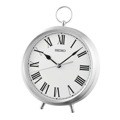 Seiko Royce Table Clock, Silver QXG155SLH