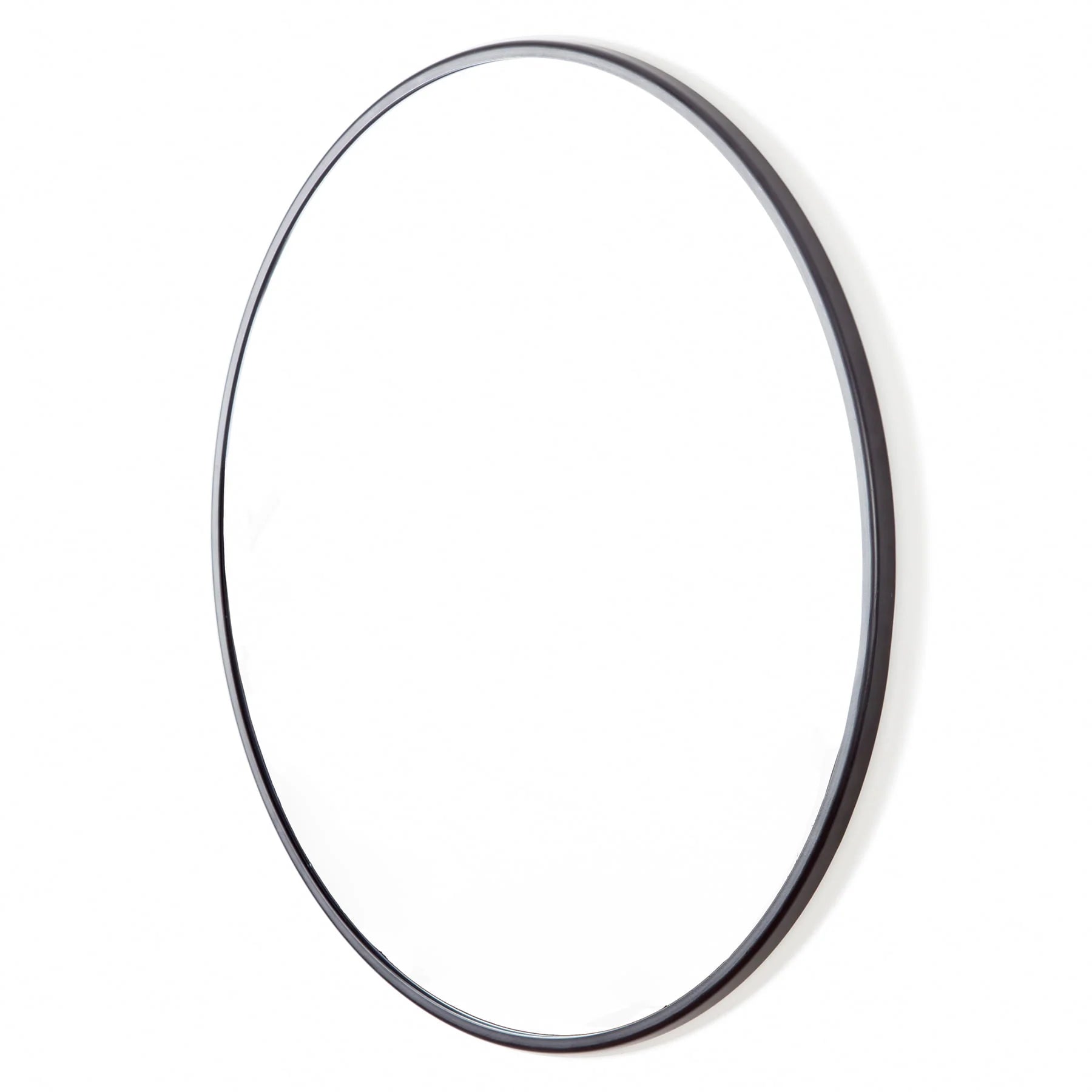 Habitat Adelina Black Circular Mirror
