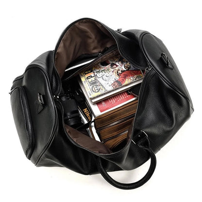 Zee Leather - Large Luggage/Travel made of Cowhide Genuine Leather Travel Duffle Bag