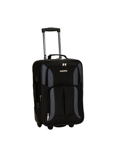 Rockland Luggage Journey 4 Piece Softside Expandable Luggage Set, F32